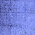 thumbnail image 1 of Ahgly Company Indoor Square Oriental Blue Industrial Area Rugs, 8' Square, 1 of 4