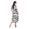 thumbnail image 3 of Vestido largo estampado Roman Fashion /Juvenil, 1765 (Negro) negro M, 3 of 4