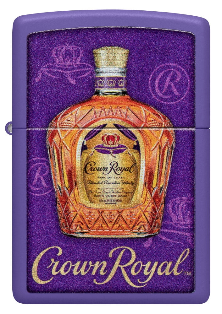 Pro-Cut ZIP-48749 2024 Zippo 237 Crown Royal Lighter, Purple Matte