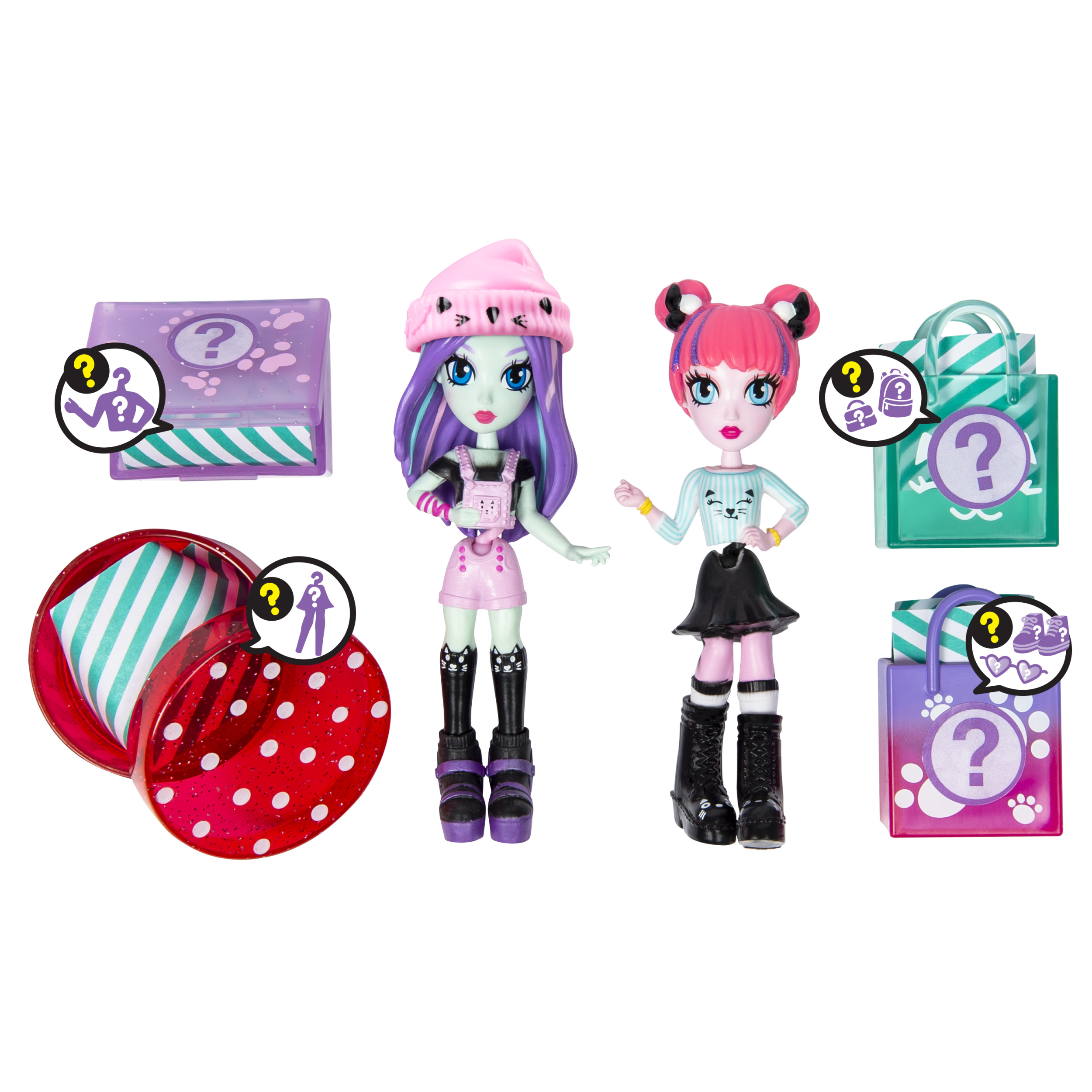 Off The Hook Style BFFs Brooklyn & Alexis Fashion Doll Playset, 6 Pieces Included - image 5 of 8