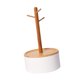 thumbnail image 5 of Organizador de joyas multiusos con base redonda y soporte decorativo para joyas. Blanco, 5 of 9