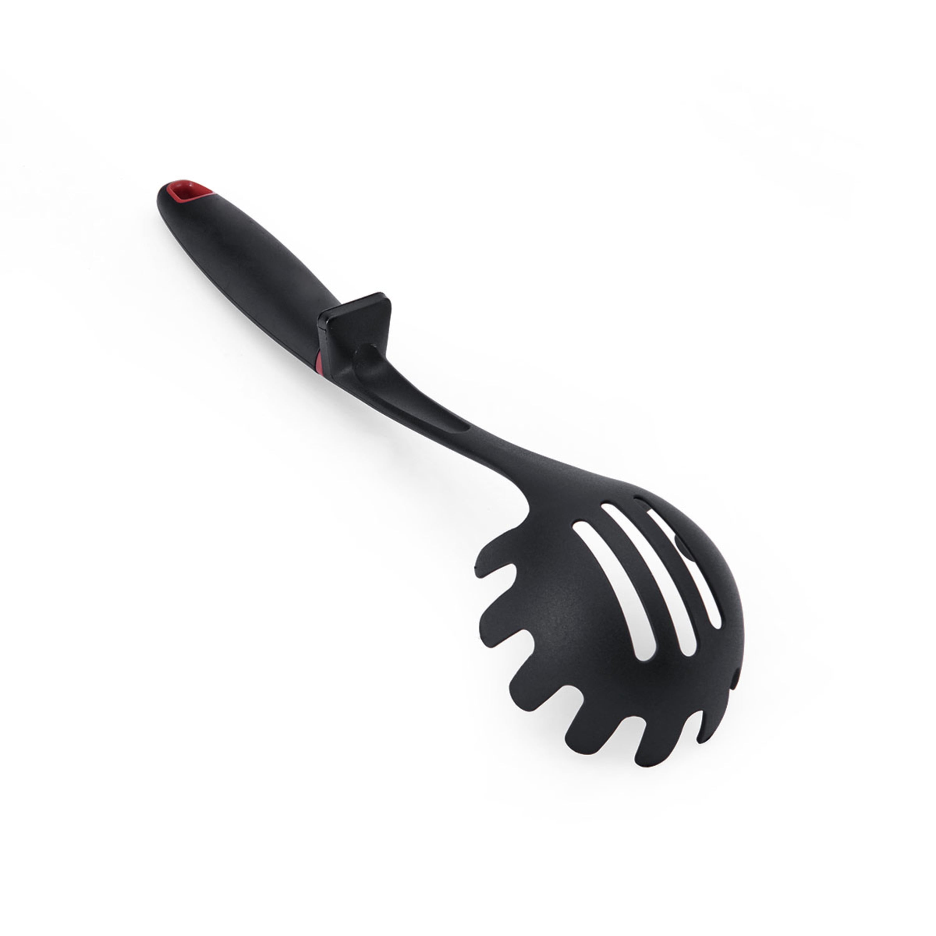 (2 pack) Farberware Soft Grips Plastic Pasta Server Black