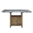 thumbnail image 6 of Grayson Gray Marble Counter 7-Piece Dining Set, 6 of 10