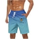 thumbnail image 1 of Pantalones Cortos Casuales para Hombre Imprimir con Bolsillos Pantalones de Playa de Cintura Elástica, Pantalones Cortos de Cintura Elástica para Hombre, 1 of 5
