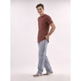 thumbnail image 3 of No Boundaries Men's & Big Men's Longline Curved Hem Elongated Tee Shirt, 2-Pack, Sizes XS-5XL, 3 of 7