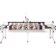 Juki Miyabi J-350QVP Longarm Free Motion Professional آلة خياطة اللحف مع 10 إطار ومرشحات برنامج بدايات اللمس الإبداعي