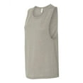 thumbnail image 2 of Ladies' Flowy Scoop Muscle Tank - HEATHER STONE - XL, 2 of 5