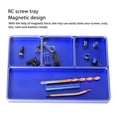 thumbnail image 4 of Plateau de Vis RC en Alliage d'Aluminium, 4 Compartiments, pour Voiture RC et Avions, 4 of 7