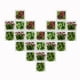 thumbnail image 4 of Plantas De Simulación Marco De Fot 3d, Decoración De Pared De Flores Colgantes Con Plantas Artificiales, Marcos De Imágenes De Plantas De Simulación Para El Hogar, Oficina, 4 of 6