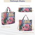 thumbnail image 6 of FORMRS Womens Corduroy Tote Bag Crossbody Shoulder Handbag with Pocket, Art Cat, 6 of 7