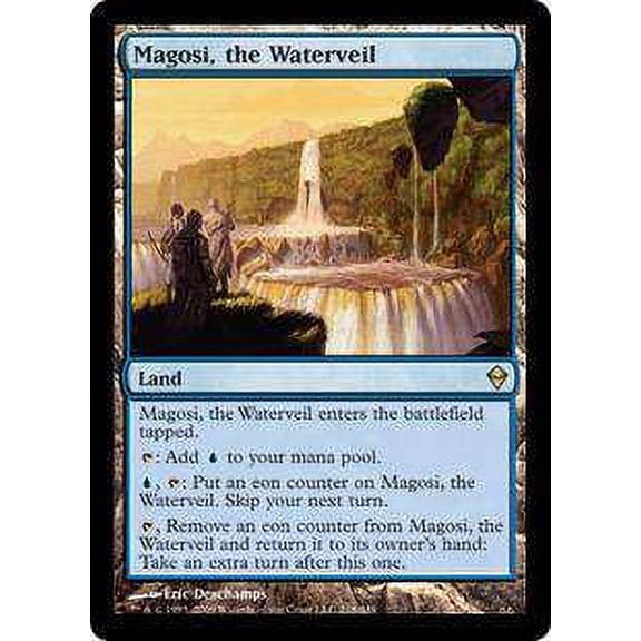MtG Zendikar Rare Magosi, the Waterveil #218