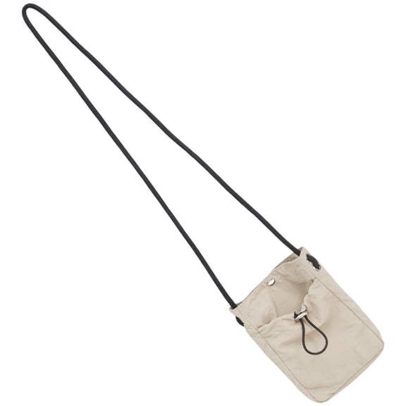 Hsqqdc Nylon Crossbody Bag, Small Drawstring Shoulder Sling Bag for Travel Outdoor
