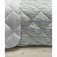 thumbnail image 3 of Abstract Down Alternative Comforter, Fireflies Circuit Board Electric Geometric Futuristic Network Digital Art, Microfiber Quilt for All Season, 5 Sizes, Seafoam Pale Green, by Ambesonne, 3 of 3