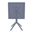 thumbnail image 5 of Sky 24 inch Square Folding Table in Dark Gray finish, 5 of 12