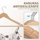 thumbnail image 5 of 30 Ganchos para Ropa, Gancho Giratorio 360°, Calidad Premium, Ganchos para Pantalones, Abrigos y Ropa Pesada, Resistentes y Duraderos, Evitan la Deformación (Natural), 5 of 7