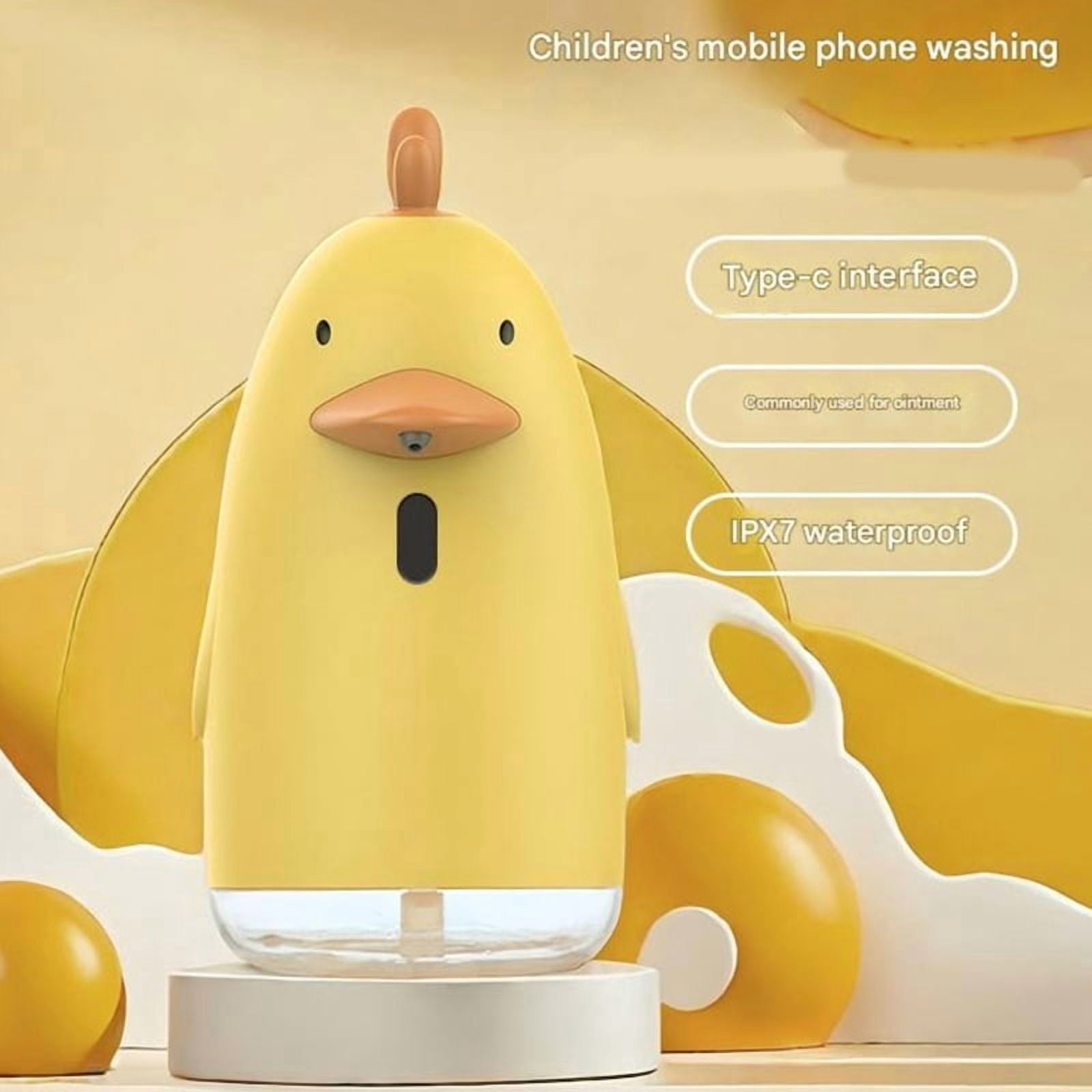 Automatic Foaming Hand Soap Dispenser Lovely Duck Automatic Induction Foam Hand Washer Foam Soap Dispenser