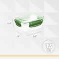 thumbnail image 2 of Superio Brand Superio Airtight Food Storage Container with Leakproof Lid 13 Oz - Green, 2 of 7