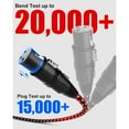 thumbnail image 6 of XLR Cables 16.4ft 1 Pack, Nylon Braided XLR Extension Microphone Cable, OFC Shielded Balanced Male to Female Mic Cord for Preamp Recording Mixer Amplifie Speaker Black, 6 of 8