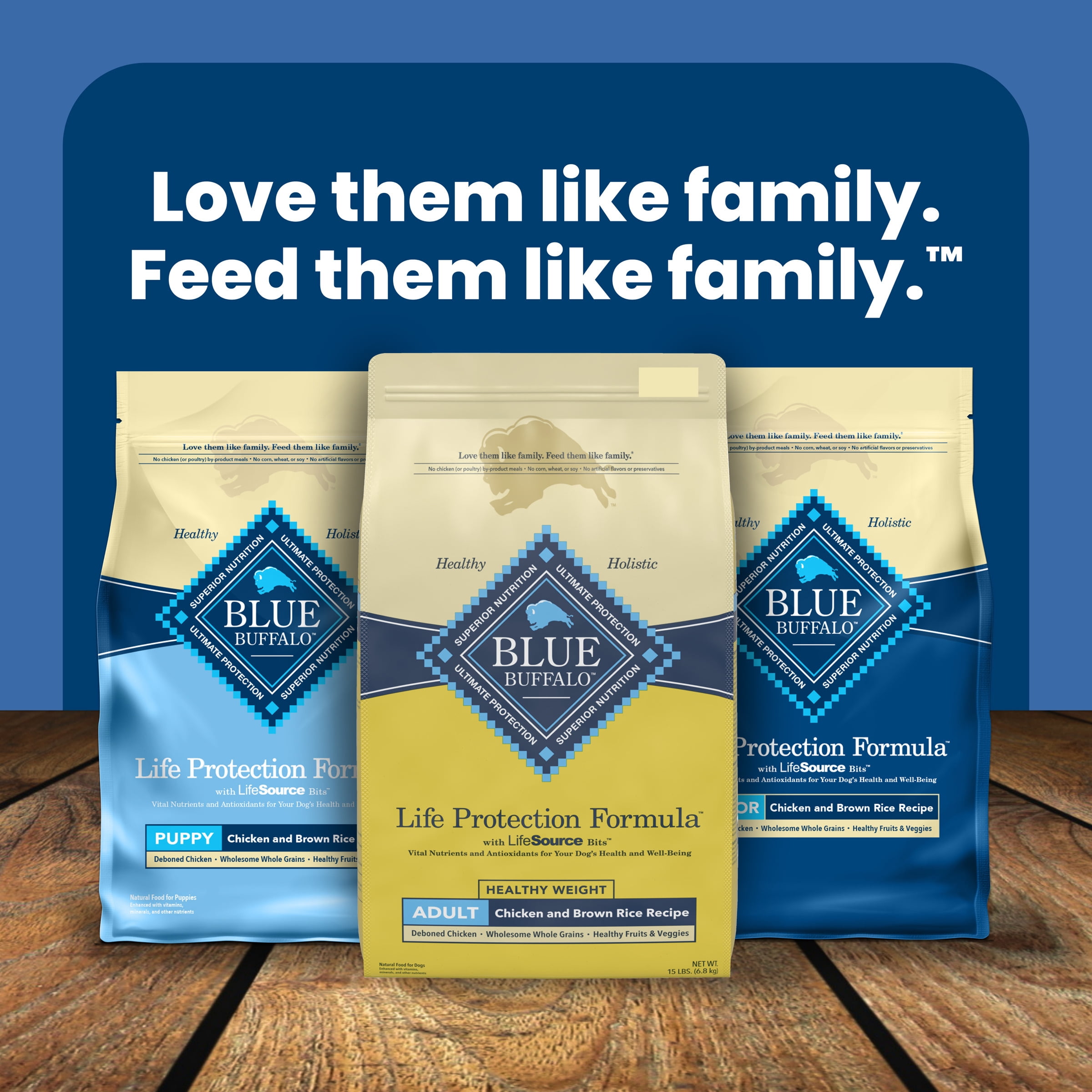 Blue Buffalo Life Protection Formula Healthy Weight Adult Dry Dog Food, Chicken, 15-lb Bag