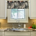 thumbnail image 2 of Yayeee Kitchen Valance Rod Pocket 54" x 18" Living Room Window Curtain, Watercolor Space, 2 of 6