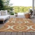 thumbnail image 6 of Addison Rugs Chantille Indoor/Outdoor Transitional Medallions Paprika Washable Rectangle Rug, 8' x 10', 6 of 6