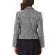 thumbnail image 3 of CHAQUETAS BLAZER DE TWEED INSPIRADORAS CHIC PARA MUJER CON SOLAPA ABIERTA Y MANGAS LARGAS EN NEGRO, 3 of 5