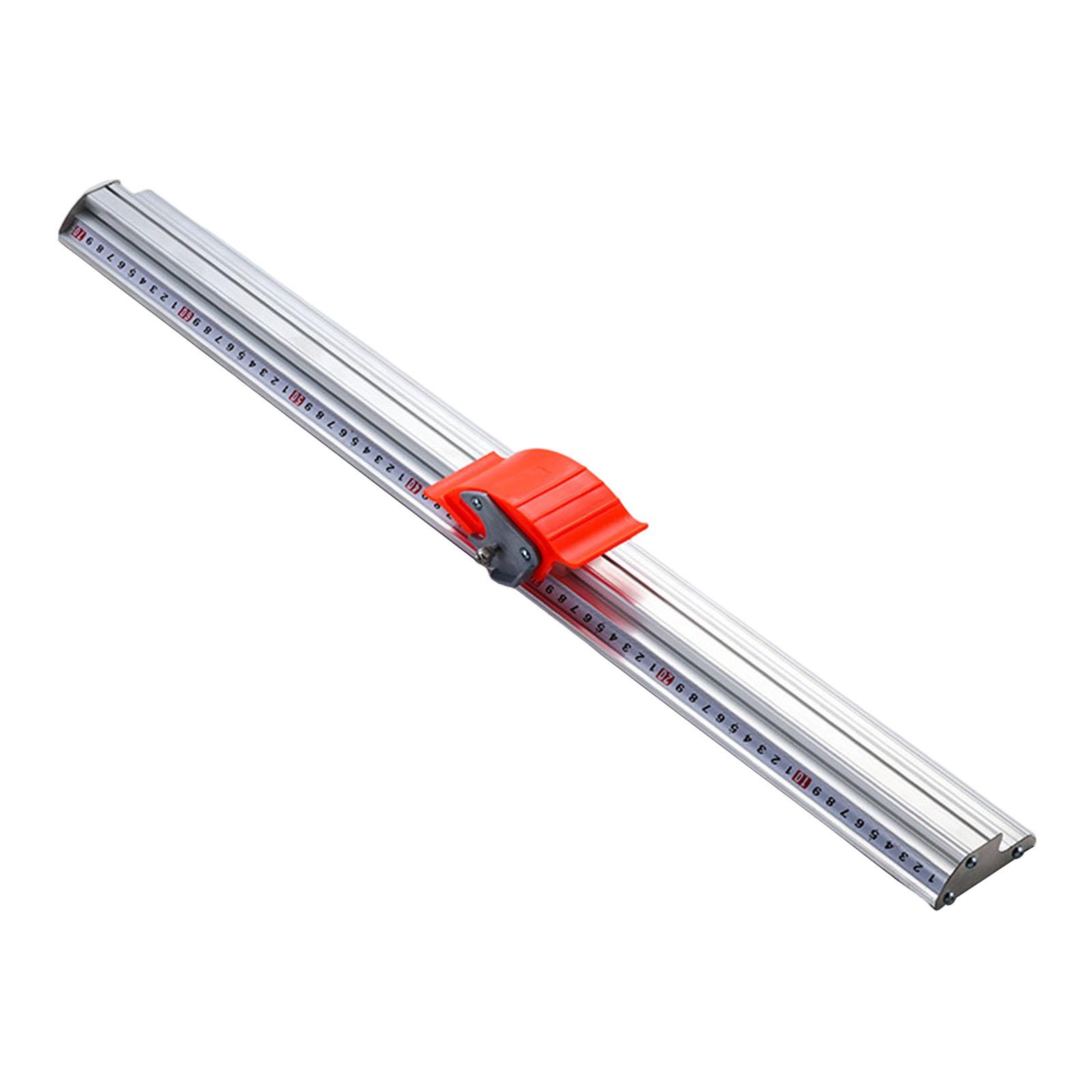 QSTDGVPW Manual Cutting Ruler Cutting Positioning Track Ruler for Paper Box PET Sheet 70cm