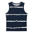 thumbnail image 5 of Spazoro Little and Big Girls Tank Tops Undershirts, Striped Sleeveless Summer Breathable Camisole for Kids Girls Boys Navy Size 6 T, 5 of 6