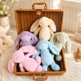 thumbnail image 3 of Vallivelle Bunny Toys Floral Ear Bunny Stuffed Animal - 22" Bunny Plush Toys Easter Basket Stuffers Rabbit Toy Huggable Pillow - Easter Decorations Christmas Birthday Gifts for Kids (Honey Yellow), 3 of 9