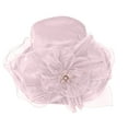 thumbnail image 4 of Riforla Single Flower Beach Women's Bright Sun Hat Sunscreen Breathable Fisherman Hat Bucket Hats Pink M, 4 of 4