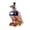 Multicolor, variant on Hand Blown Borosilicate Glass Whiskey Decanter with Bald Eagle Head Stopper Lead Free Liquor Bottle Sculpture for Home Bar Man Cave Display