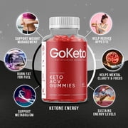 3 Pack Go Keto Gummies, GoKeto 180 Gummies