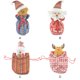 thumbnail image 4 of Bearachild Calcetines de Navidad, bolsa de regalo, colgante de árbol, artesanía, accesorios multiusos para el hogar, adorno, contenedor de dulces, Kits de decoración para fiestas forma de oso Bearachild HA068775-01, 4 of 6