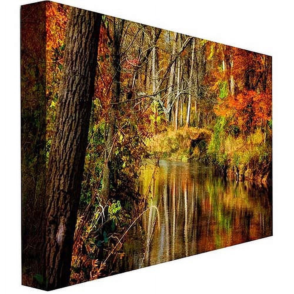 Trademark Fine Art "Bob's Creek" Canvas Wall Art by Lois Bryan