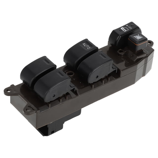 Interruptor de ventana eléctrica único para el lado del conductor delantero para Toyota Camry Sienna Land Cruiser Negro