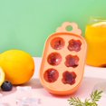 thumbnail image 1 of Bandeja de hielo de verano Snmubt, forma de oso, para cócteles, cilíndrica, para hacer hielo, hielera, bandeja de hielo de grado alimenticio para el hogar (naranja), 1 of 6
