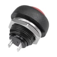 thumbnail image 3 of 5Pcs,12mm Red Momentary Push Button Switch Round Flat Button SPST 1 NO 1 NC, 3 of 3