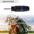 thumbnail image 3 of 11mm Motorcycle Slider Frame Aluminum Alloy Plastic Wheel Fairing Protection Crash Pad Protector Guard 47mm 135mm Bolt Blue 1 Set, 3 of 7