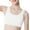 White, variant on 2 Pack Womens Bras Seamless Training Growing Girls Soft Comfort Wirefree Bralette Breathable Camisole Bras