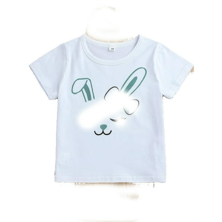 

Casual Cartoon Round Neck Short Sleeve Multicolor Toddler Girls Two-piece Outfits (Girl s)
