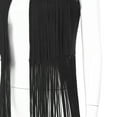 thumbnail image 7 of Alvivi Women Fringe Waistcoat Vest with Cowboy Hat Western Cowgirl Outfits 70s Hippie Costume Black XL, 7 of 7