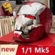 thumbnail image 2 of Casco Marvel Iron Man Autoking 1/1 Mk5 con control remoto y voz, máscara de casco automático Iron Man con luz LED, figura para niños, 2 of 5
