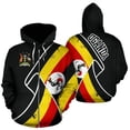 thumbnail image 5 of Sudadera con capucha africana con la bandera del país de UGANDA, sudaderas unisex con estampado 3D, ropa de calle unisex 2024, sudadera con capucha y cremallera, chaqueta informal, ropa de chándal, 5 of 5