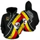 thumbnail image 5 of Sudadera con capucha africana con la bandera del país de UGANDA, sudaderas unisex con estampado 3D, ropa de calle unisex 2024, sudadera con capucha y cremallera, chaqueta informal, ropa de chándal, 5 of 5