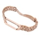 thumbnail image 5 of Correa de repuesto para Xiaomi Mi Band 6 SmartWatch, correa de repuesto de metal, pulsera de oro rosa, 5 of 14
