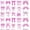 B Hotpink White, variant on Homewish Kawaii Ribbon Bowknot Zipper Twin Comforter Sets with Fitted Sheet and 2 Pillowcases,Girly Bowtie Ribbon Kids Zipper Bedding Set,Reversible,4-Piece