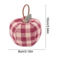thumbnail image 3 of WIZUTIZ Vintage Fabric Apples Decor 3-Pack Handmade Stuffed Cloth Fruit for Home Shelf Farmhouse Kitchen Table Centerpiece Red, 3 of 6