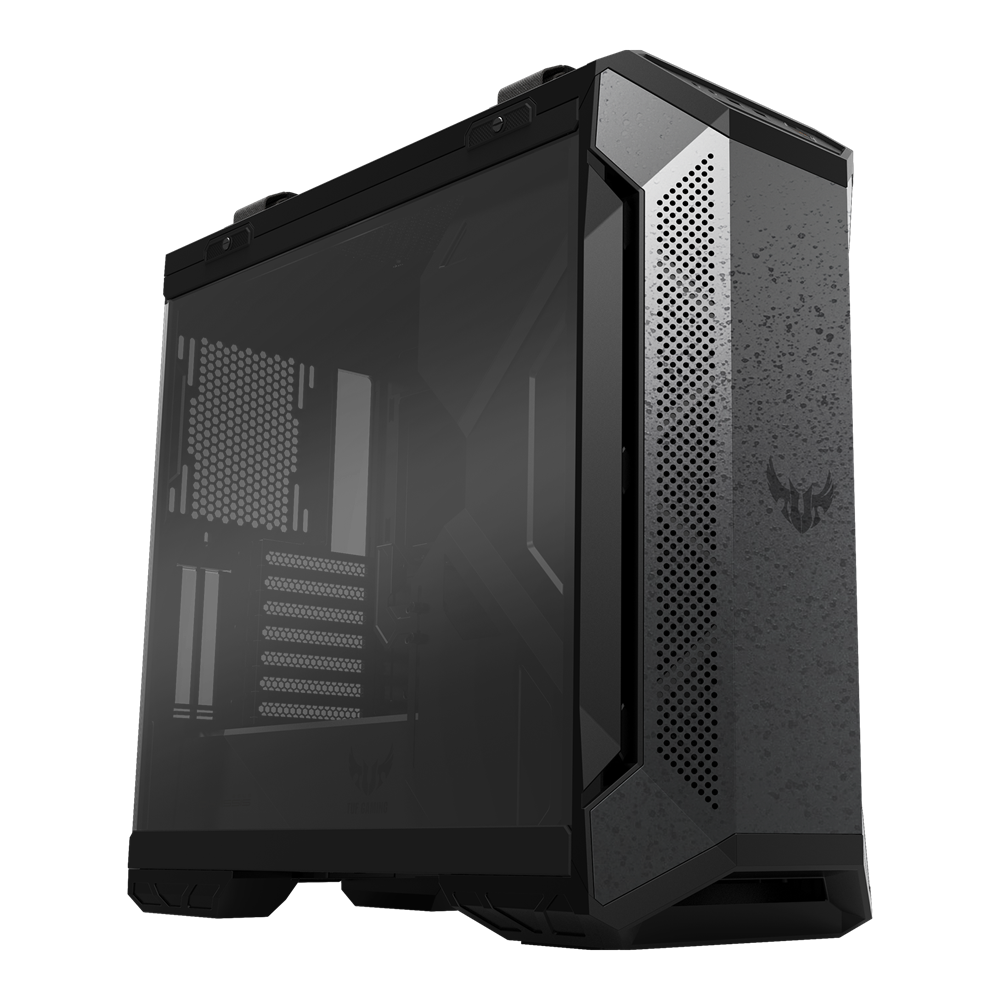 ASUS TUF Gaming GT501 Mid-Tower Computer Case for up to EATX Motherboards with USB 3.0 Front Panel, Smoked Tempered Glass, Steel Construction, and Four Case Fans (GT501 TUF GAMING CASE/GRY/WITH HANDL) - image 2 of 5