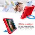thumbnail image 5 of Galaxy Tab A 10.1 2019 Case, Dteck Heavy Duty Dual Layer Rugged Hybrid Shockproof Case With 360 Rotating Kickstand Handle Cover For Samsung Galaxy Tab A 10.1 inch 2019 Model SM-T510 T515, Red/Blue, 5 of 9