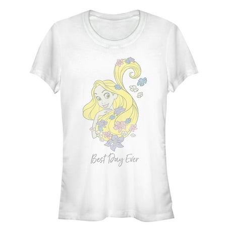 Tangled Juniors' Best Day Ever T-Shirt (Best Junior Clothing Websites)